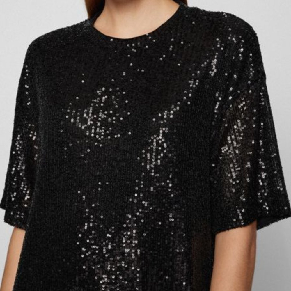 Hugo Boss Sequin Blouse (NWT)